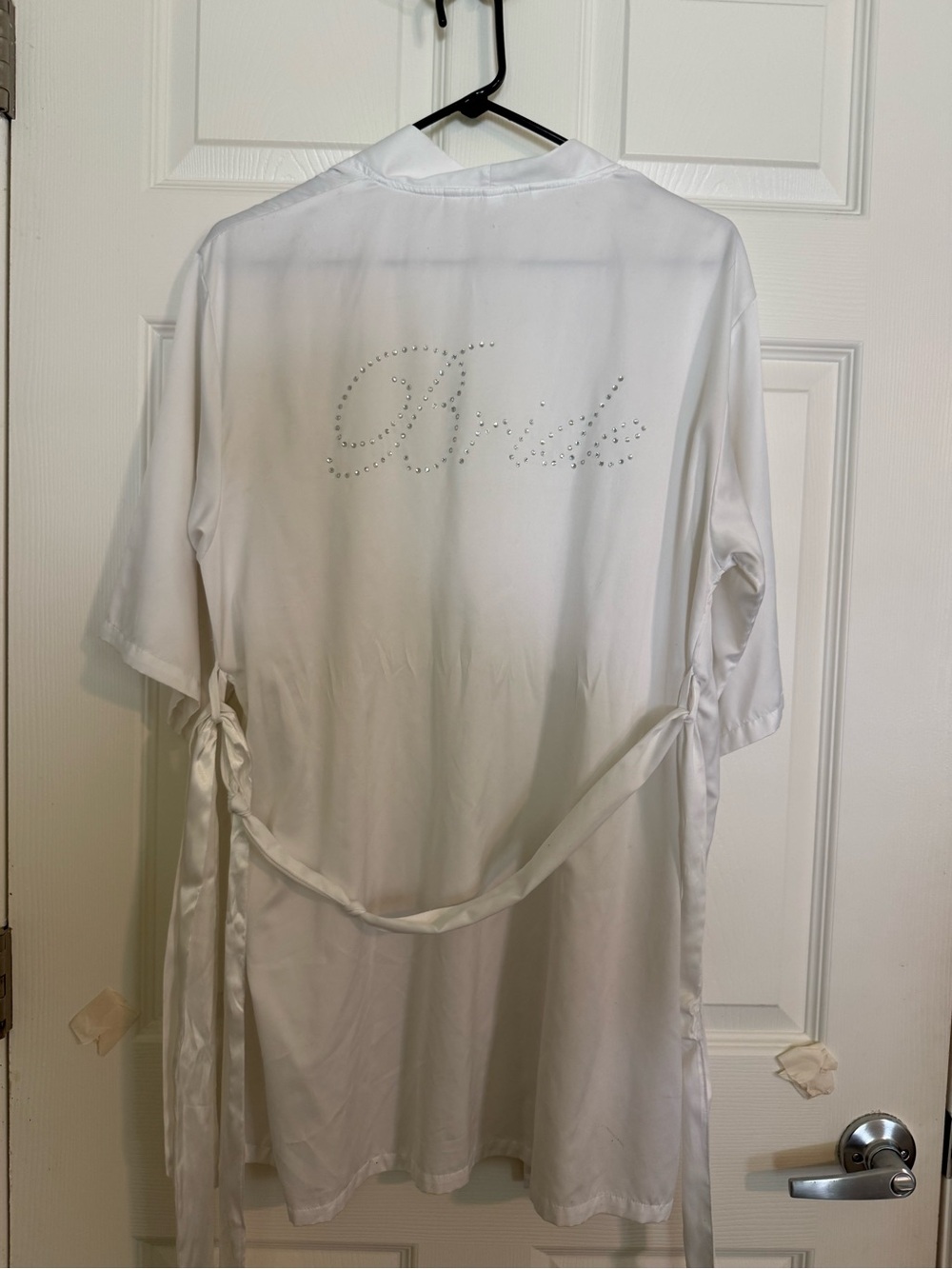 Bride Rode White Embellished with Crystal Script - Picture 2 of 3